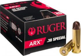 Ruger 38SPL 77GR ARX SELF DEFENSE BRASS 20/10