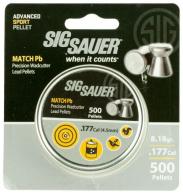 Sig Sauer PELLETS 177CAL MATCH LEAD 500CT - AIRAMMOMATCHPB177500