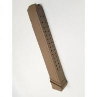 RWB MAG For Glock 9MM 33RD STEEL LINED TAN POLYMER - G33RD9MMT