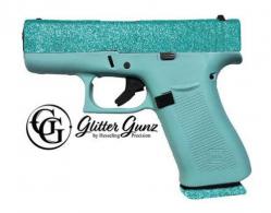 GLOCK 43X 9MM MALIBLUE GLITTER GUNZ - PX4350201MALGG