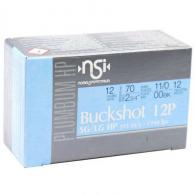 Nobel Sport Italia Lead Buckshot 12 Gauge Ammo 10 Round Box - ANS1200BK10