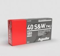 AGUILA  40 S&W 180GR  FMJ 50BX - 1E402110