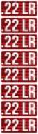 MTM AMMO CALIBER LABELS .22LR - CL22LR