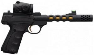 Browning Buck Mark Vision Black/Gold SR 22 Long Rifle Pistol