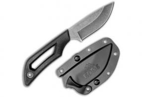 Outdoor Edge Pivot 2.5" Fixed Dp Pnt Blck/stnwsh Ss W/sheath