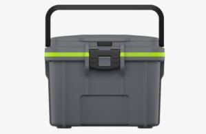 Pelican Personal Cooler 8 Quart Grey/Green - 8Q1DKGRYEGRN