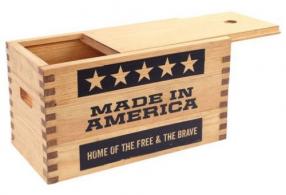 Sheffield Standard Pine Craft Box Free & Brave Made In USA - 126507