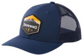 Browning Cap Diamond Creek Navy Mtn Patch Snapback Adj - 308767451