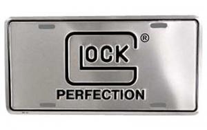 GLOCK PERF LICENSE PLATE ALUM/BLACK - AS00041