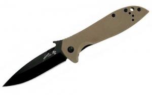 KERSHAW EMERSON CQC-4K SPEAR POINT - 6054BRNBLK