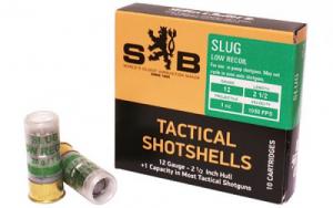 S&B 12GA 2.5" LR SLUG 1OZ 10/250