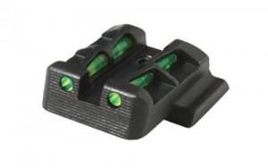 Main product image for Hi-Viz LiteWave S&W M&P Rear Red/Green/Black Fiber Optic Handgun Sight