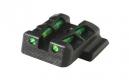 Main product image for Hi-Viz LiteWave S&W M&P Shield Centerfire Rear Red/Green/Black Fiber Optic Handgun Sight