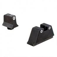 Trijicon Bright & Tough Suppressor Night for Glock White Front/White Rear Tritium Handgun Sight - GL201-C-600651