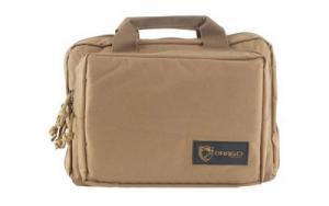 DRAGO GEAR DOUBLE PISTOL CASE TAN - 12-315TN