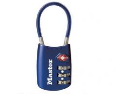 MASTERLOCK TSA PADLOCK COMBO BLUE - 4688DBLU