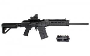 JTS Group, M12AK, Semi-automatic, AK, 12 Gauge 3", 18.7" Barrel, Black, Polymer Grip and Stock, 5 Rd, 2 Magazines - M12AKT2