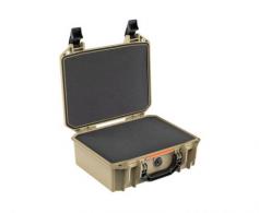 Pelican V200 Vault Medium Case with Foam Insert TAN