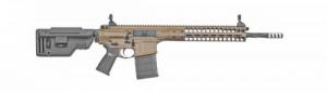 LWRC REPR MKII, 7.62 Nato, 20" Spiral Fluted Barrel, Threaded 5/8x24, Patriot Brown, Magpul PRS Stock, 20 Rounds - REPRMKIIR7PBCF2