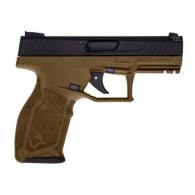 Taurus TX22 Striker Fired Semi-automatic Polymer Framed 22LR 4.1" Threaded Midnight Bronze Barrel - 1TX22141L