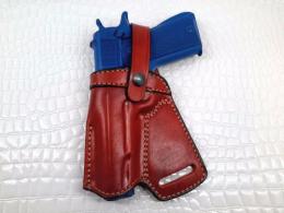 Left / Brown SOB Small Of Back Holster for KIMBER CUSTOM II (TWO-TONE) .45 ACP - 42862534230172