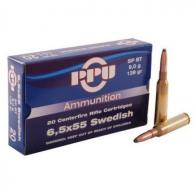 PRVI 6.5X55 SWEDISH 139GR SP - PP62