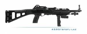 Hi-Point 17.5" Black w/Forward?Folding?Grip Flashlight & Laser Sight 45 ACP Carbine