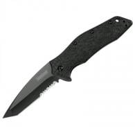 KURO TANTO - BLK/BLK SERRATED - 1835TBLKST