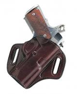 Bulldog Belt Slide Small Automatic Handgun Holster Right Hand Leather Blac