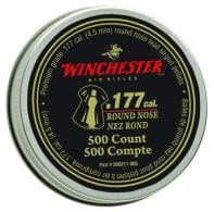 WINCHESTER .177 RN PELLET 500 COUNT TIN 6 PACK CASE - 987419-446