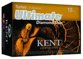 Kent Ultimate Diamond Shot Turkey Load 12 ga. 3.5 in. 2 1/4 oz. 4 Shot 10 r - C1235TK63-4