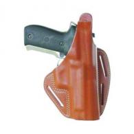 3-slot Leather Pancake Holsters - 420015BN-R