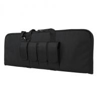 Drago Gear 12-302BL Single Gun Case 37 x 14 x 10 Exterior 600D Polyester Black