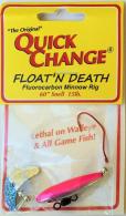 Quick Change 1 Pk- Float'N Death- Fluorocarbon Minnow Rig - - MW7
