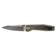 Gerber Fuse Plain Edge Folding Knife Green Blister - 31-004062