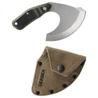 Gerber Downwind Ulu Fixed Blade Knife Green Blister - 31-003937