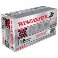 Winchester Super-X Cowboy 38 Spl 158gr LFN 50/bx (50 rounds per box) - WINUSA38CB