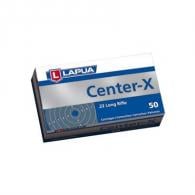 Lapua .22 LR Center-X 40 Gr Box of 50 (50 rounds per box)