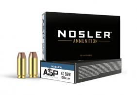 Nosler Match Grade Ammo 40 S&W 150gr JHP 20/bx - NSL51283