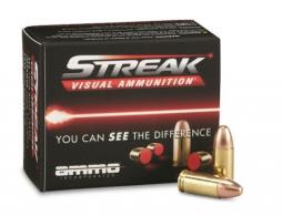 STREAK 9 mm Luger 115 gr JHP - Red 20bx