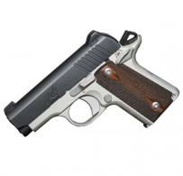 Kimber Micro Carry Rose wood grips Two-tone 380