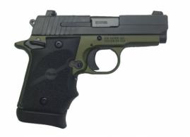 Sig Sauer P938 9MM 3 MICRO ARMY Green 2-TONE SAO Night Sights