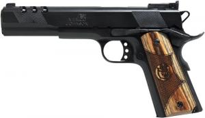 Iver Johnson Arms EAGLEXL10 1911 Eagle XL 10mm Auto 6" 8+1 Matte Blued Black Cerakote Ported Long Slide Diamondwood Walnut with - EAGLEXL10