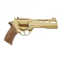 Chiappa Rhino 60DS Grade 2 Gold Plated 357 Magnum Revolver