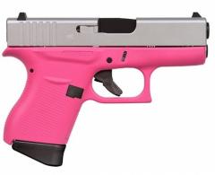 GLOCK 43 9MM 3.39 FS 6R CERAKOTE PINK/ALUMINUM - PI4350201PPSA