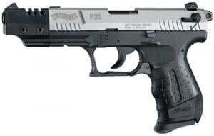 Walther Arms QAP22006 P22 Target 22LR 5" 10+1 Blk Blk Syn Grip Blk/Nickel