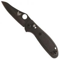 Benchmade-HG Mini-Griptilian | Sheepsfoot | Black - 555SBKHG