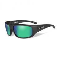 Wiley X Omega Emerald Mirror Black Matte Polarized - ACOME07