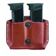 Double Mag Case W/ Belt Loop | Chestnut Brown - 851-4