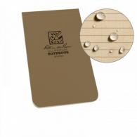 Soft Cover Top Bound Notebook - Tan - 978T